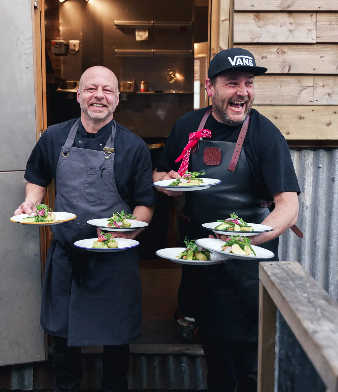 James and Nick Reading Chef's serving great Proper Kitchen food