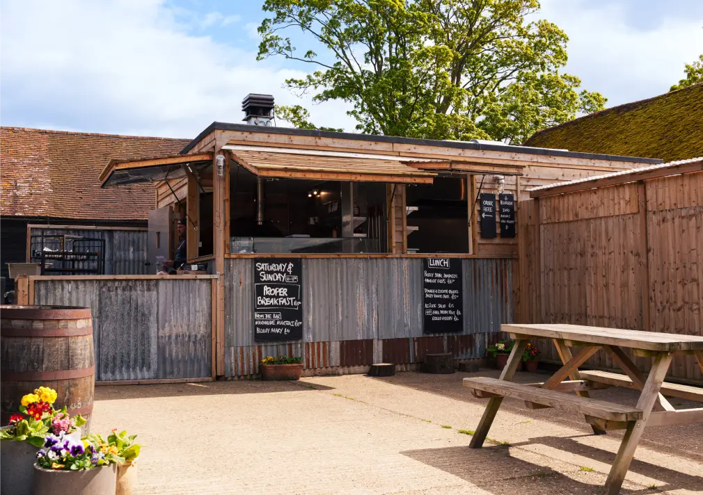 Proper Kitchen at Loddon Brewery Oxfordshire, Berkshire